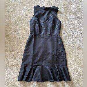Black J Crew cut-out back dress